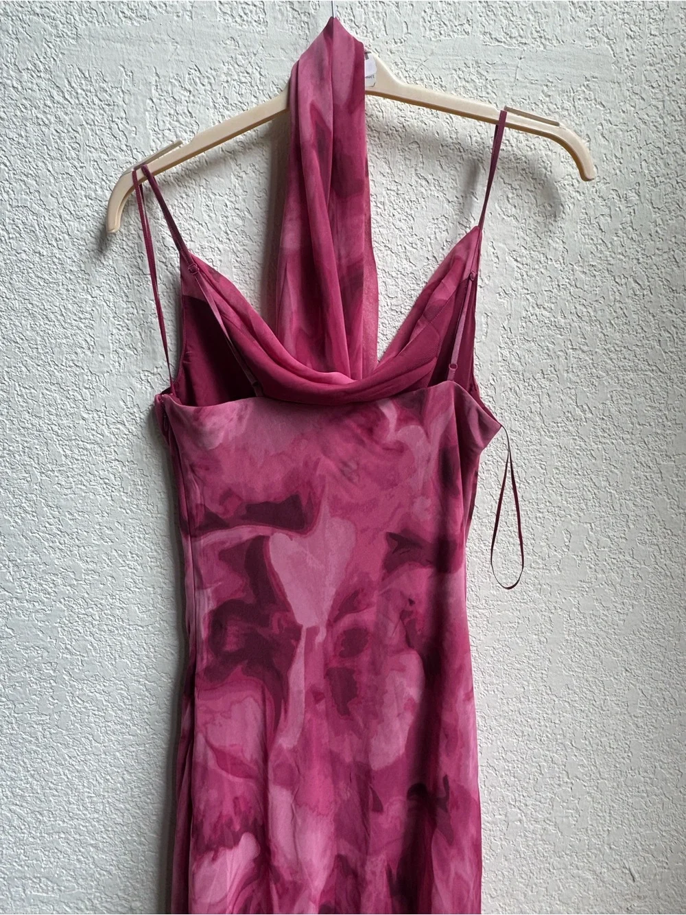 Abercrombie & Fitch Julia Slip Scarf Maxi Dress